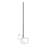 Clear Partition Extender With Attached Clamp, 29 X 3.88 X 24, Thermoplastic Sheeting