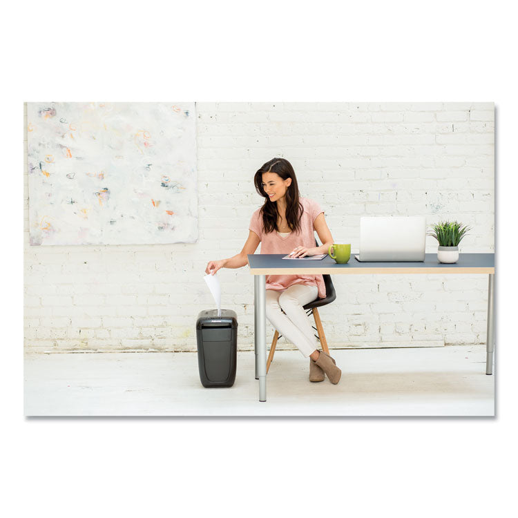 Powershred 60cs Cross-Cut Shredder, 10 Manual Sheet Capacity