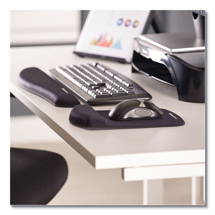 PlushTouch Keyboard Wrist Rest, 18.12 x 3.19, Graphite
