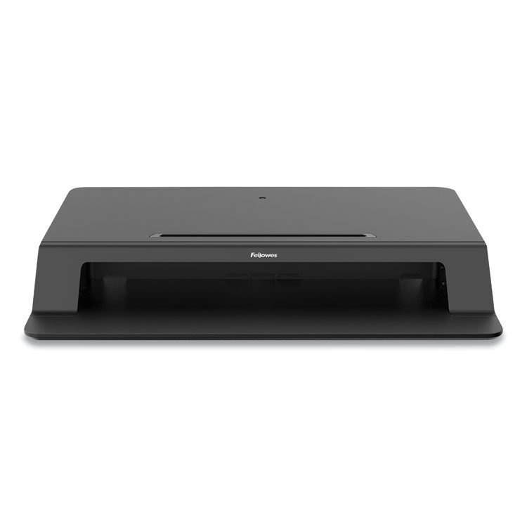 Lotus Lt Sit-Stand Workstation, 34.38" X 28.38" X 7.62", Black