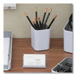 Fusion Letter Tray, 1 Section, Letter Size Files, 12.63 x 10 x 1.75, White/Gray
