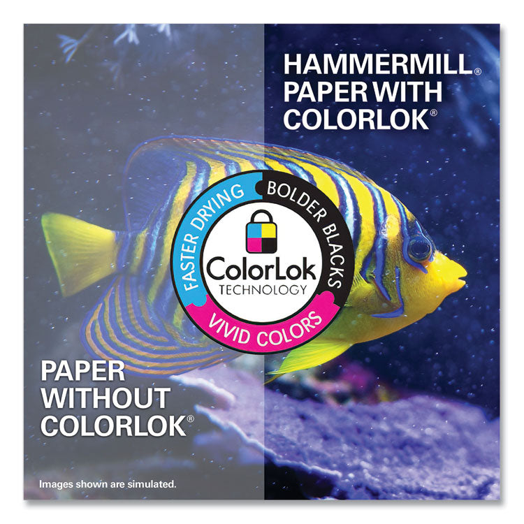 Premium Color Copy Print Paper, 100 Bright, 3-Hole, 28 lb Bond Weight, 8.5 x 11, Photo White, 500 Sheets/Ream, 8 Reams/Carton