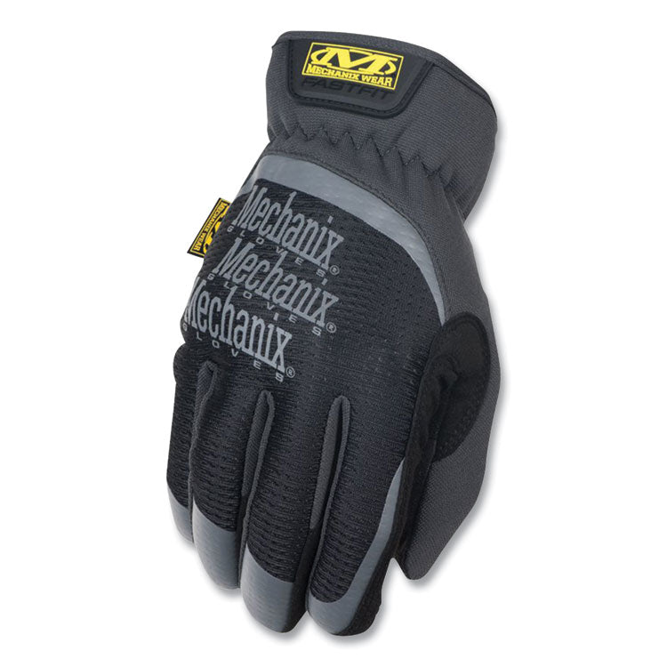 FastFit Work Gloves, Small, Black, Pair