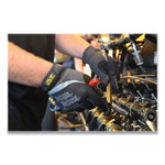 FastFit Work Gloves, Large, Black/Gray, Pair