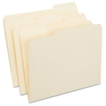 Staples 30% Recycled File Folders, 1/3-Cut Tab, Letter Size, Manila, 250/Box (ST56673-CC)