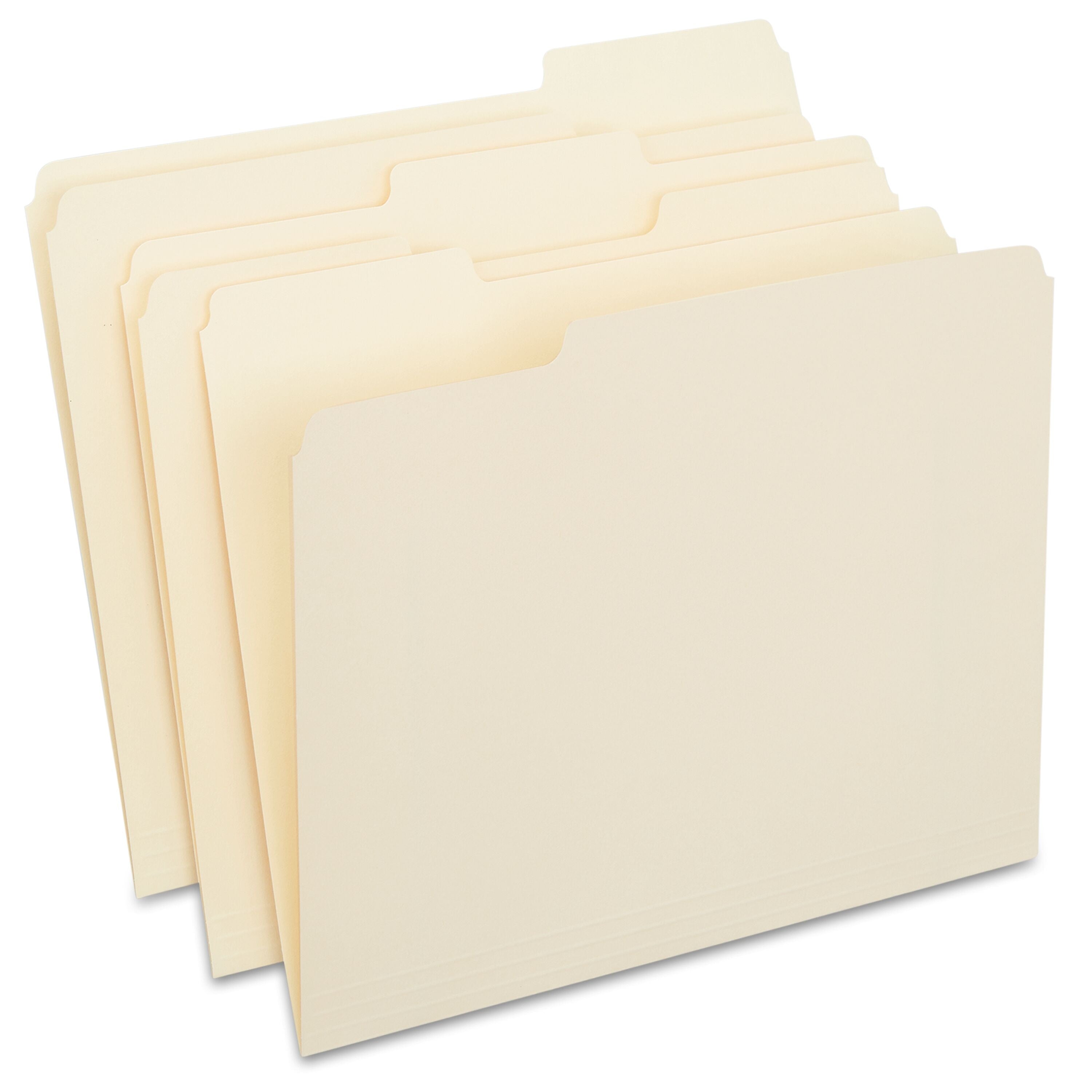 Staples 30% Recycled File Folders, 1/3-Cut Tab, Letter Size, Manila, 250/Box (ST56673-CC)