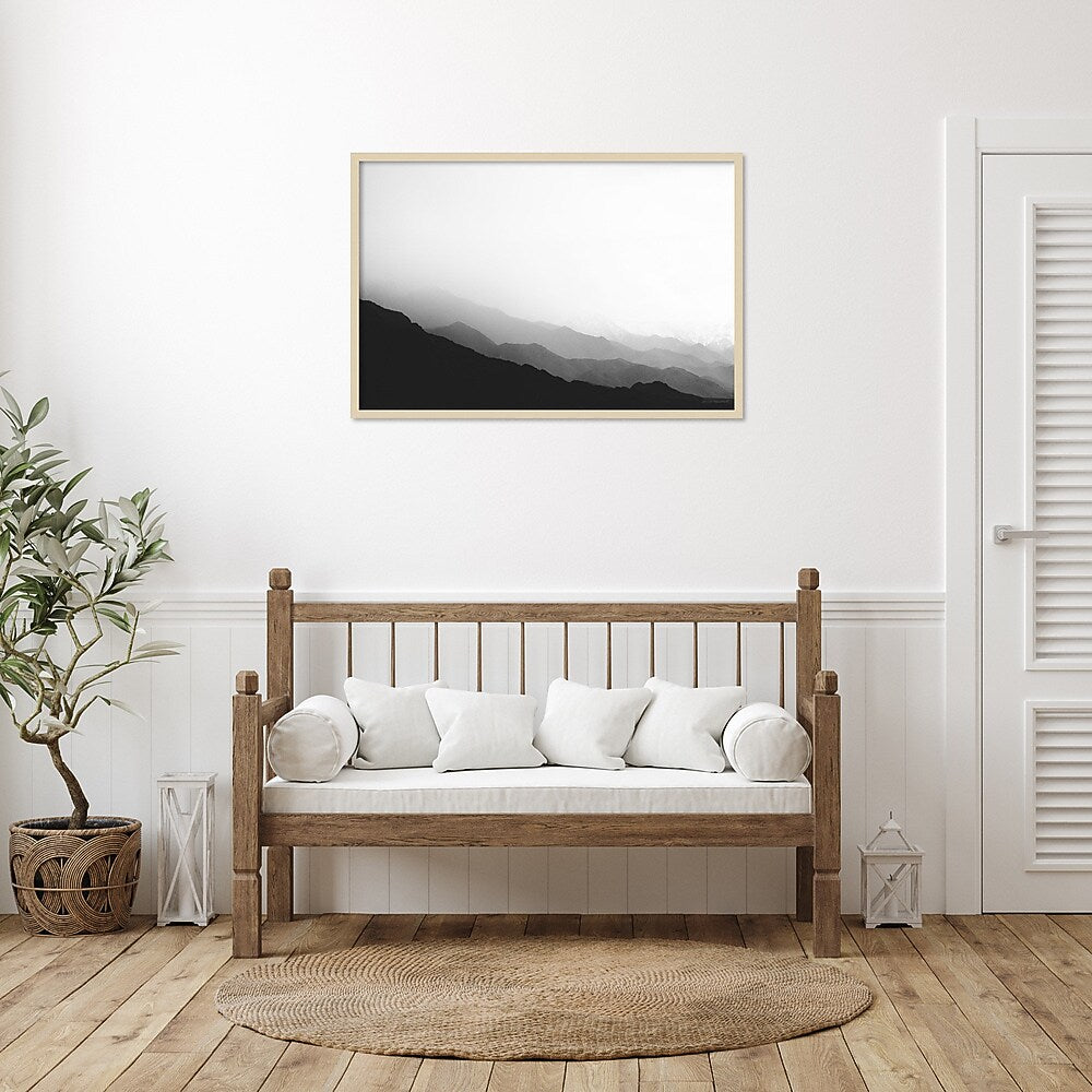 Amanti Art Virgin Mountains II by Laura Marshall Wood Framed Wall Art Print, 41" x 28" (A42677389691)