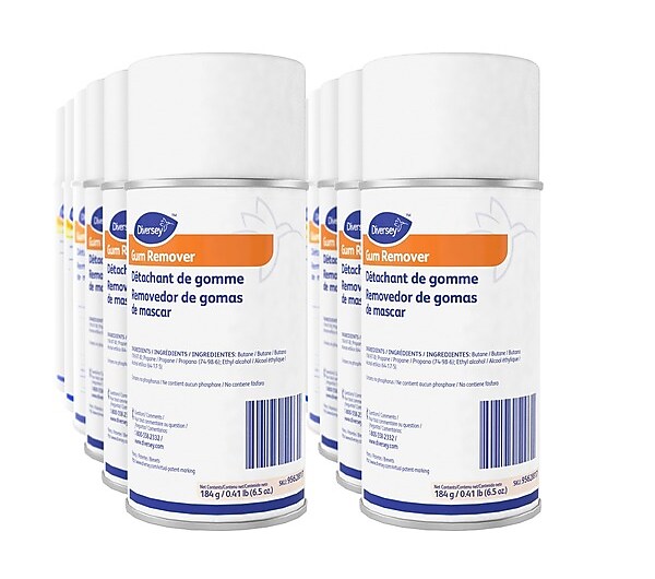 Diversey Gum Remover Spray, 6.5 oz., 12/Carton (DVO95628817CT)