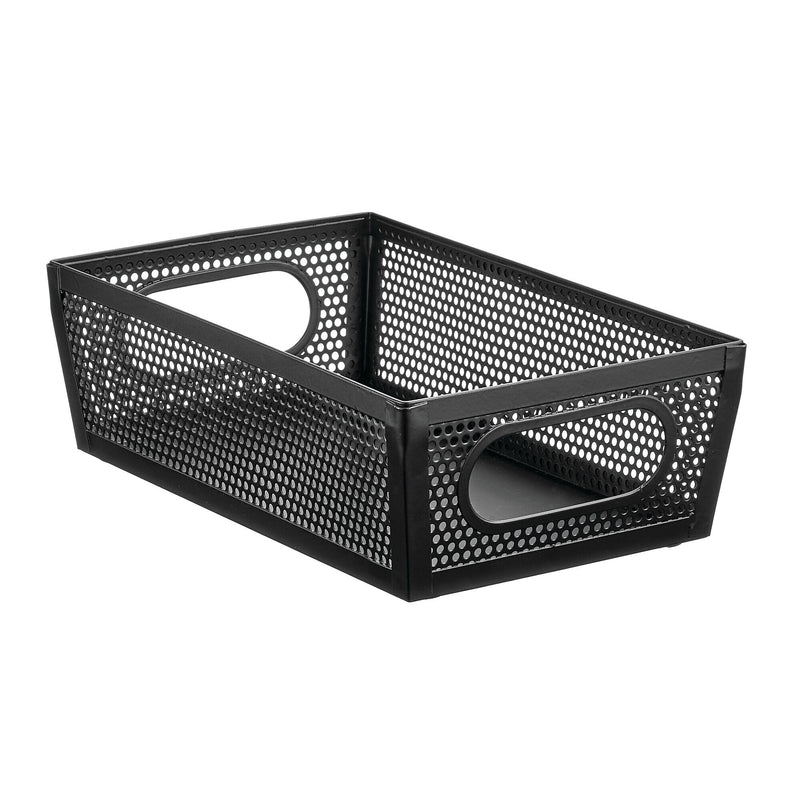 mDesign Steel Organizer, Matte Black (25985)