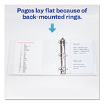 Durable View Binder With Durahinge And Slant Rings, 3 Rings, 3" Capacity, 11 X 8.5, White, 4/pack