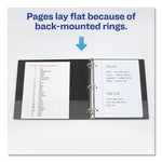 Durable View Binder With Durahinge And Ezd Rings, 3 Rings, 1" Capacity, 11 X 8.5, Black, (9300)