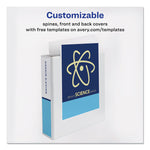 Durable View Binder With Durahinge And Slant Rings, 3 Rings, 2" Capacity, 11 X 8.5, White, 4/pack