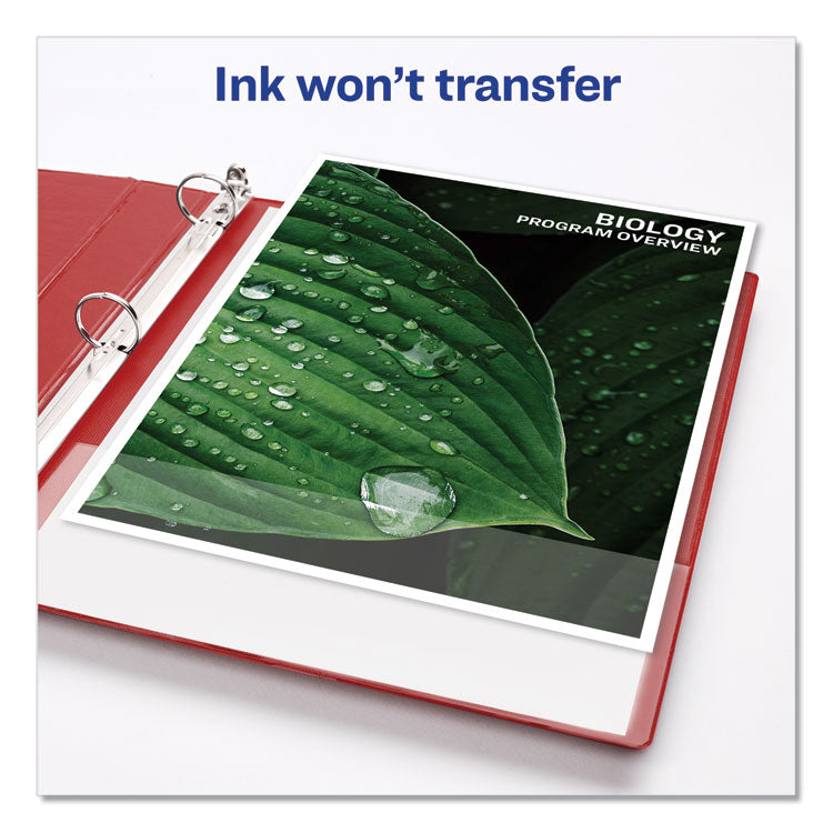 Durable Non-View Binder With Durahinge And Slant Rings, 3 Rings, 1.5" Capacity, 11 X 8.5, Red