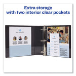 Durable Non-View Binder With Durahinge And Slant Rings, 3 Rings, 2" Capacity, 11 X 8.5, Black