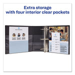 Durable Non-View Binder With Durahinge And Ezd Rings, 3 Rings, 1" Capacity, 11 X 8.5, Black, (8302)