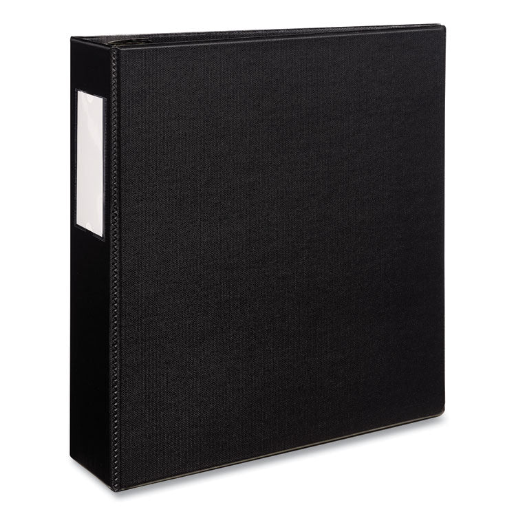 Durable Non-View Binder With Durahinge And Ezd Rings, 3 Rings, 3" Capacity, 11 X 8.5, Black, (8702)