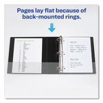 Durable Non-View Binder With Durahinge And Slant Rings, 3 Rings, 3" Capacity, 11 X 8.5, Blue