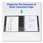 Durable Non-View Binder With Durahinge And Slant Rings, 3 Rings, 1.5" Capacity, 11 X 8.5, Blue