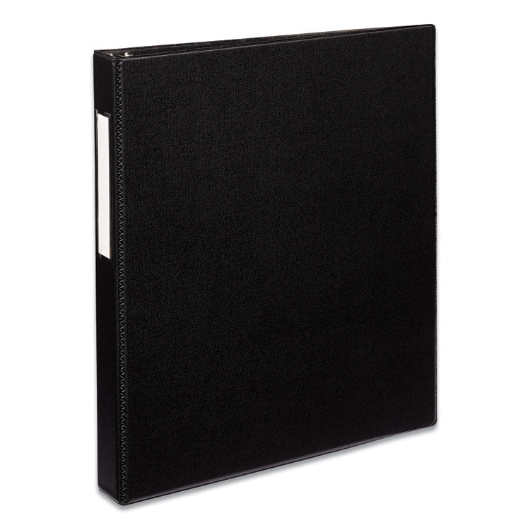 Durable Non-View Binder With Durahinge And Ezd Rings, 3 Rings, 1" Capacity, 11 X 8.5, Black, (8302)