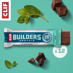 Clif Bar Builder's Chocolate Mint Protein Bar, 2.4 oz., 12 Bars/Box (CCC160044)