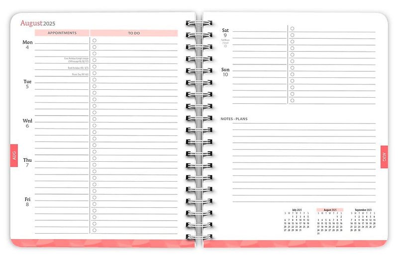 2025-2026 Plato Starburst 6" x 7.75" Academic Year Weekly Planner, Multicolored (9798330706990)