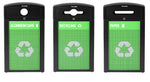 Alpine Industries GS Series Steel Recycling Bin, 120 Gallon, Green (ALP471-40-GSCMS-MK)