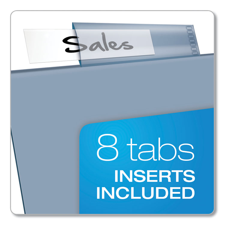 Poly Index Dividers, 8-Tab, 11 X 8.5, Assorted, 4 Sets