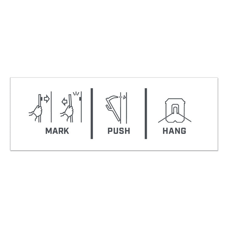 Claw Drywall Picture Hanger, Stainless Steel, 25 lb Capacity, 4 Hooks and 4 Spot Markers,