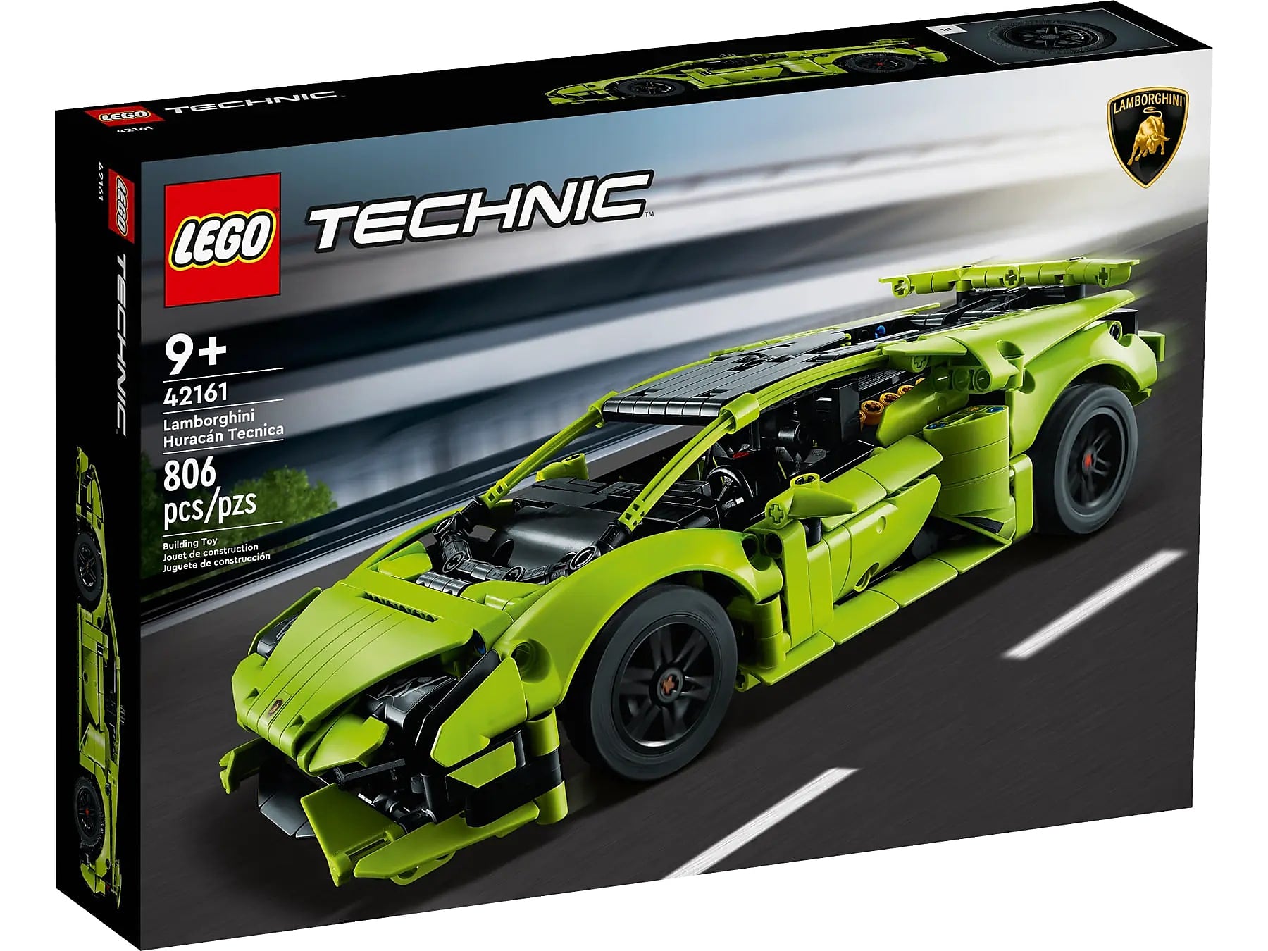 LEGO Technic Lamborghini Huracan Tecnica Building Set, Green (42161)