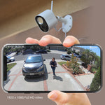 Toucan Floodlight Wireless Outdoor Smart Plug-In Security Camera with Night Vision, 2-Way Talk, Siren (TSLC10WU)