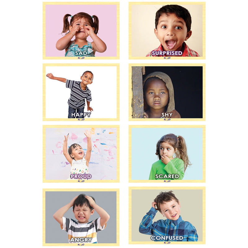 Mojo Range of Emotions Puzzle Set, 8/Set (MJ-345407)
