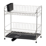 Iris Stainless Steel Dish Rack, Black (586692)