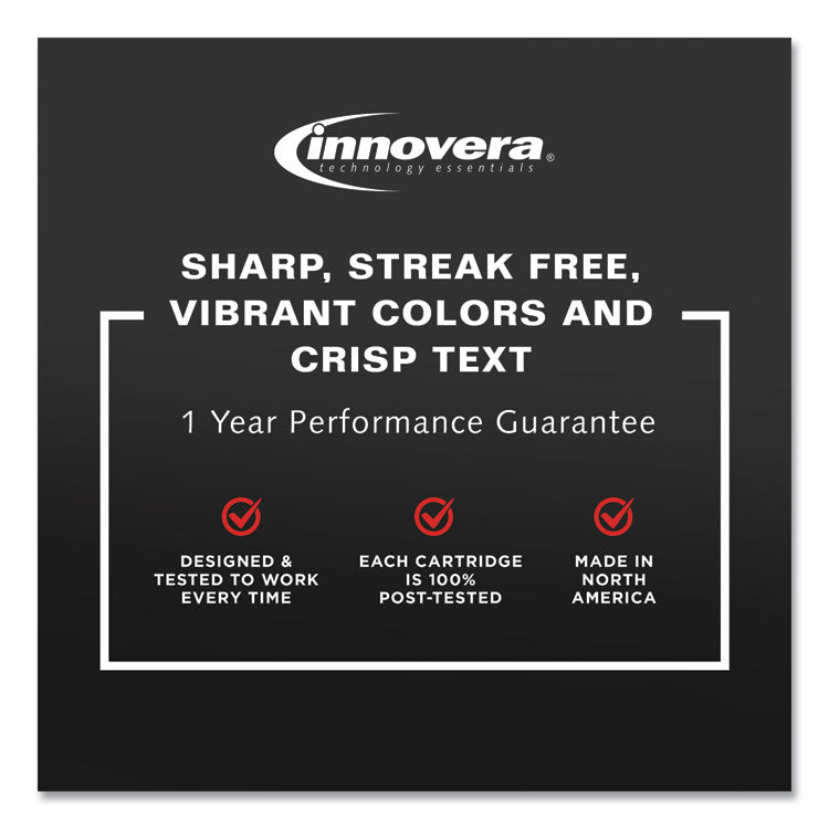 Remanufactured Black Ink, Replacement for LC71BK, 300 Page-Yield