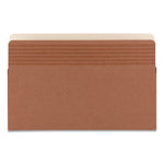 Easy Grip Pockets, 3.5" Expansion, Legal Size, Redrope, 25/box