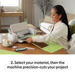 Cricut Explore 4 Die Cutting Smart Machine, Seashell (2011070)