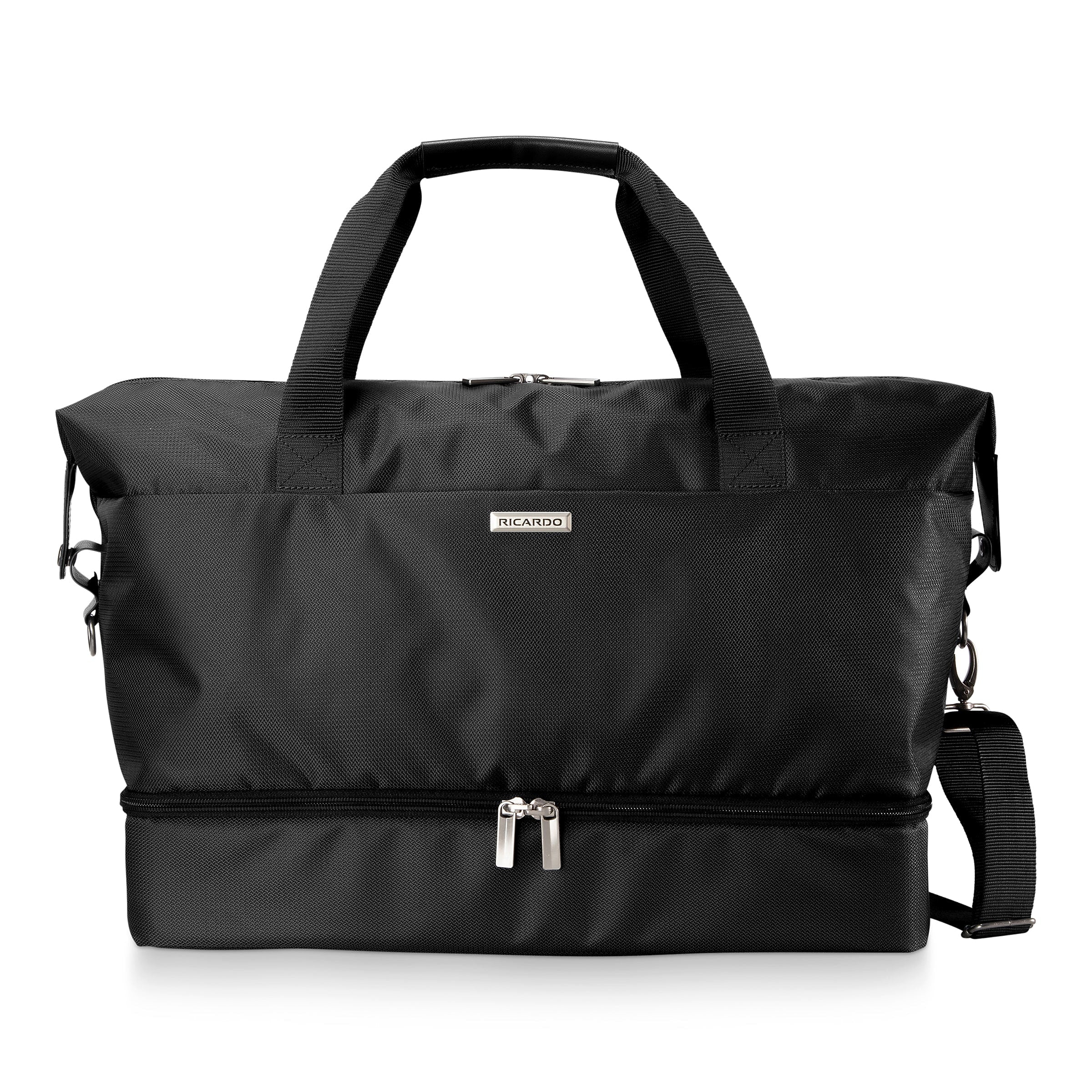 Ricardo Beverly Hills Avalon 22.5" Polyester Carry-On Weekender Duffel, Black (135-19-001-DFL)