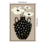 Amanti Art Vase Floral II by Incado Framed Canvas Wall Art Print, 23" x 33" (A42678299711)