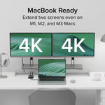 Plugable Dual Monitor USB-C to HDMI Adapter (USBC-6950M)