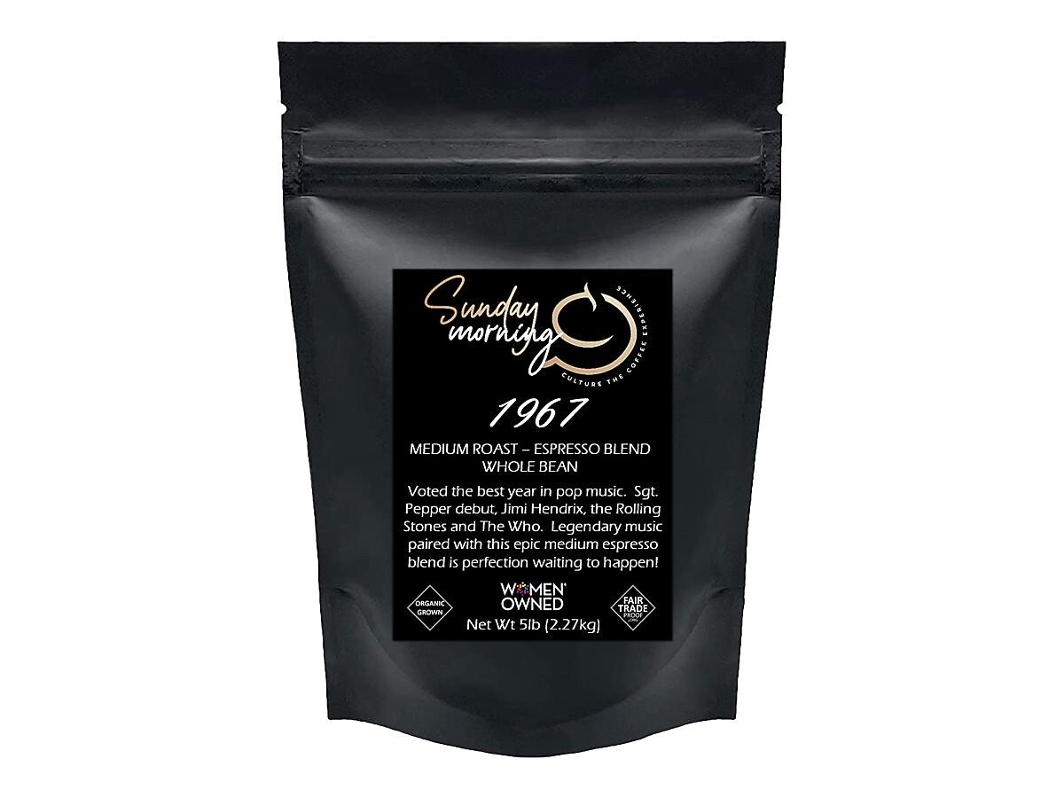 Sunday Morning Coffee  1967, Medium Roast, 80 oz. (SK-LYWJ-OX88-1967-5LB)
