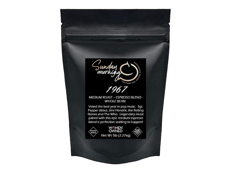 Sunday Morning Coffee  1967, Medium Roast, 80 oz. (SK-LYWJ-OX88-1967-5LB)