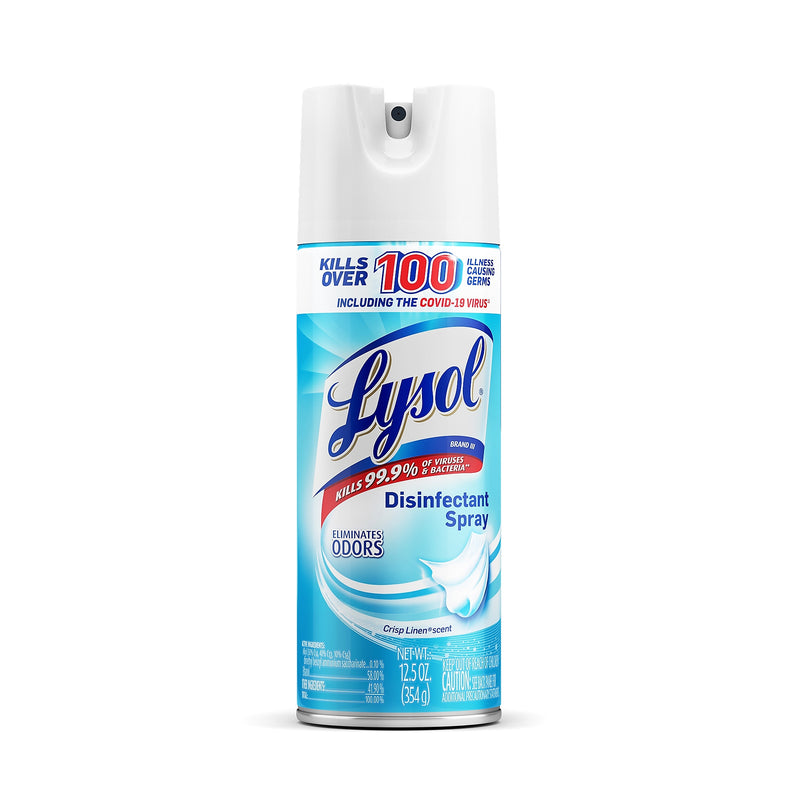 Lysol Disinfectant Spray, Crisp Linen, 12.5 oz. (RAC74186EA)
