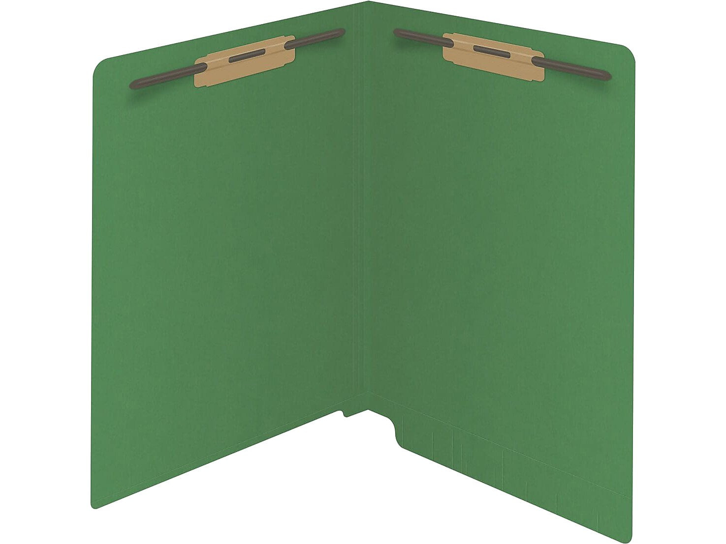 Medical Arts Press Reinforced End Tab File Folder, Straight Cut, Letter-Size, Green, 250/Carton (S-01502-GRN-B)