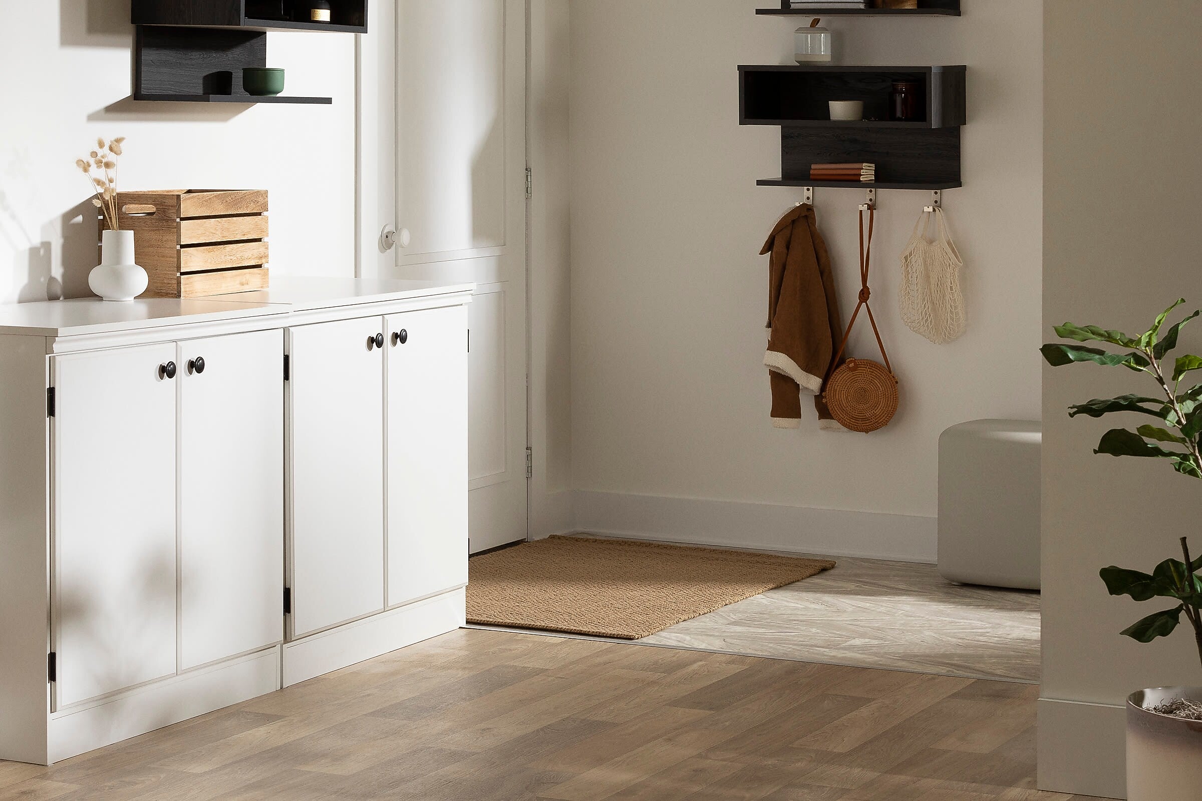 South Shore Morgan Small 2-Door Storage Cabinet, Pure White (7260722)