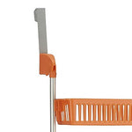 Household Essentials OTD 6-Shelf Hanging Storage Rack, 57" x 19.25" x 6.25", Orange (2152-1)
