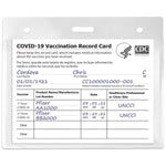 Avery Secure Top Heavy Duty Multiuse Badge Holders, 3" x 4", Clear Landscape Holders, 25/Pack (74471)