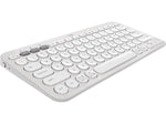 Logitech Pebble Keys 2 K380s Wireless Keyboard, Tonal White (920-011776)
