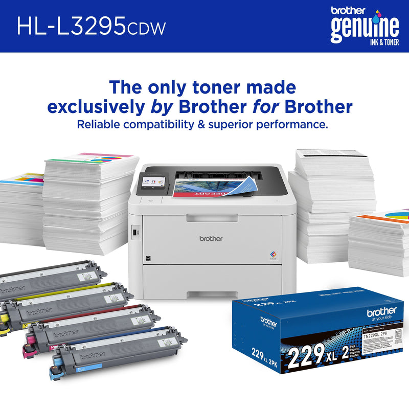 Brother HL-L3295CDW Wireless Compact Digital Color Printer, Refresh Subscription Eligible