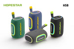 Worryfree Gadgets Hopestar Wireless Bluetooth 65W Party Speaker with RGB Lights, Waterproof, Green (WH58)