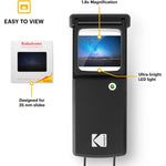 Kodak Magnifying Lighted Slide Viewer, Compact Portable 1.8x LED Backlight for 35mm Film Slides