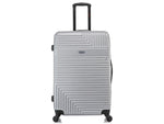 InUSA Resilience 28" Hardside Suitcase, 4-Wheeled Spinner, TSA Checkpoint Friendly, Silver (IURES00L-SIL)